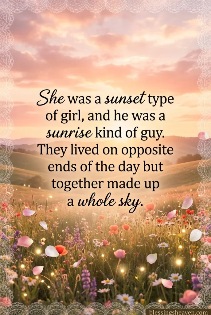 Sunrise Love Quotes for Her
