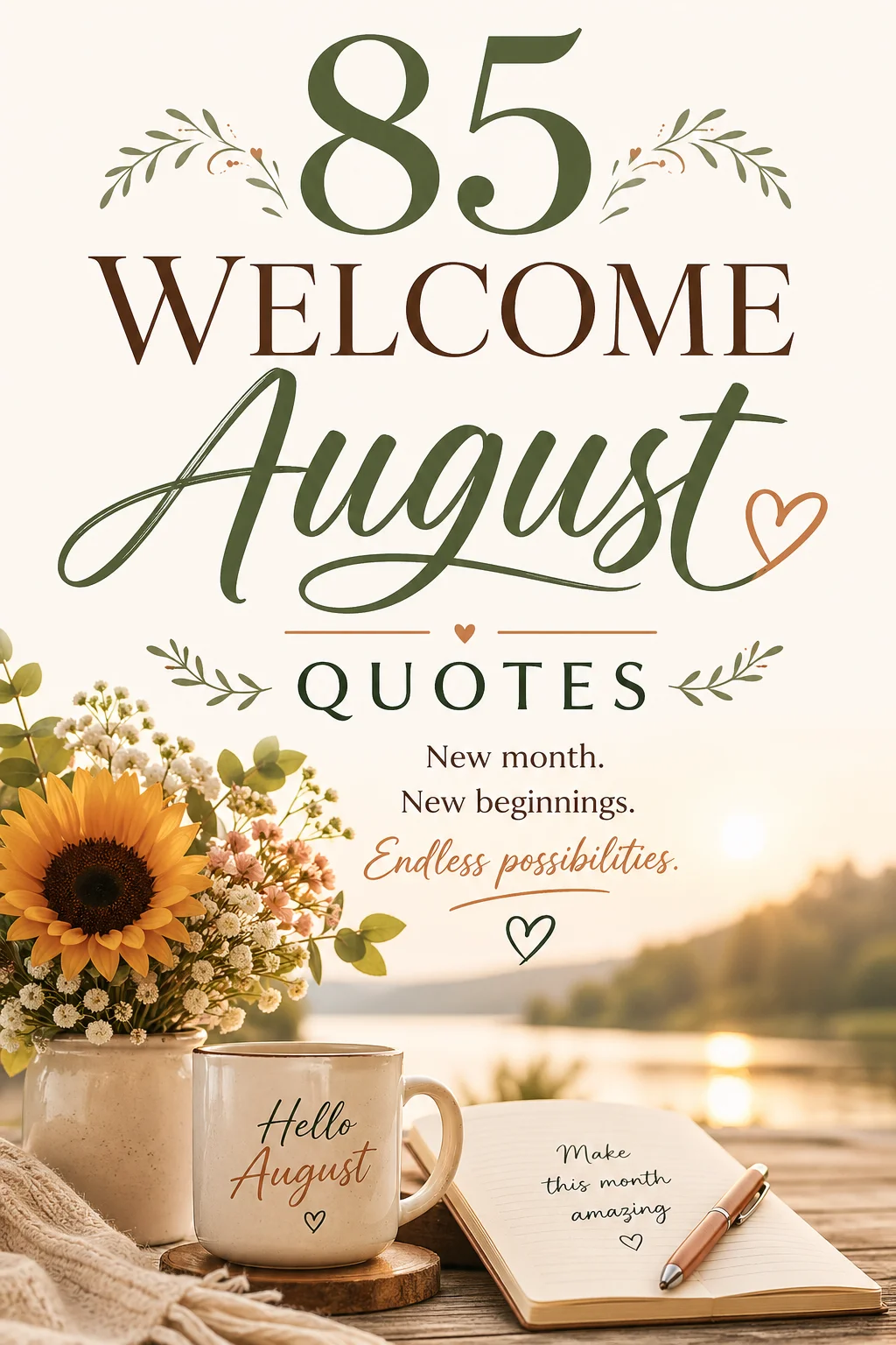 Welcome August Quotes 1