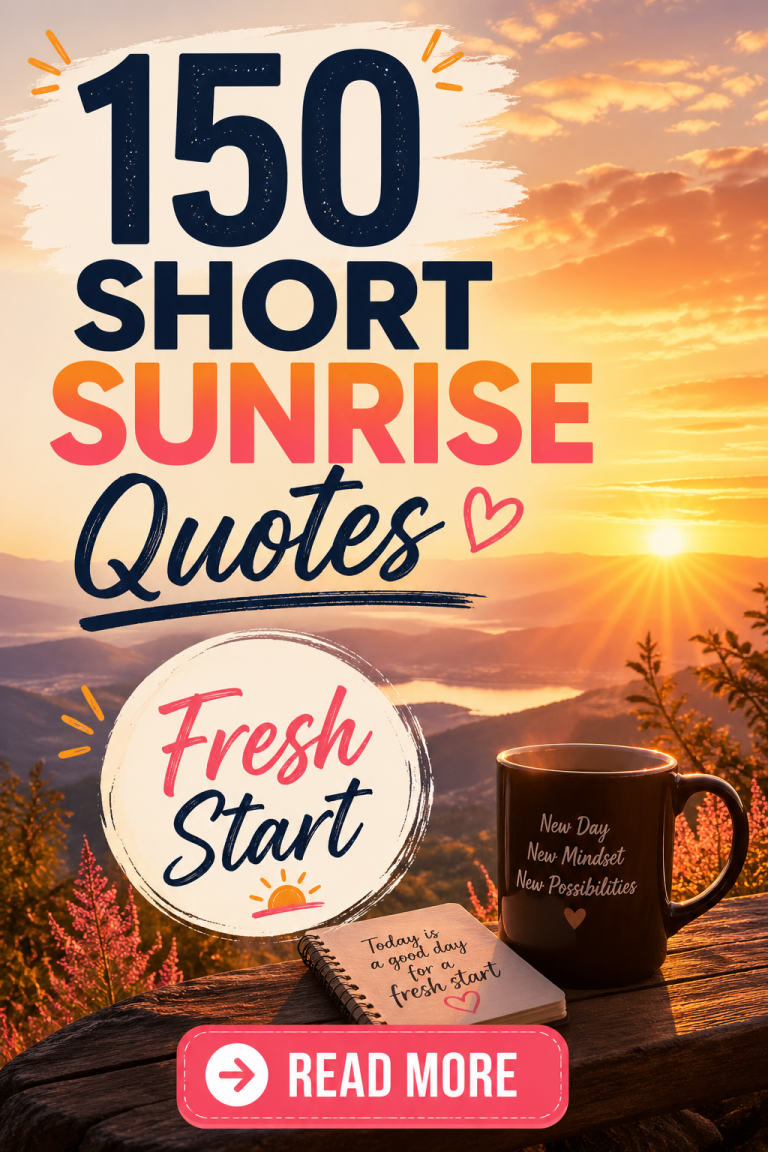 150 Short Sunrise Quotes for Fresh Start, Hope & New Beginnings