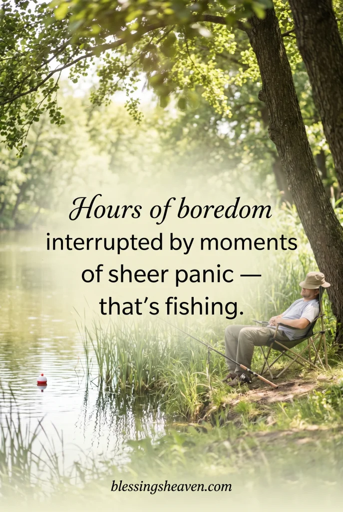 2. Funny Quotes About Waiting for a Fish That Never Comes