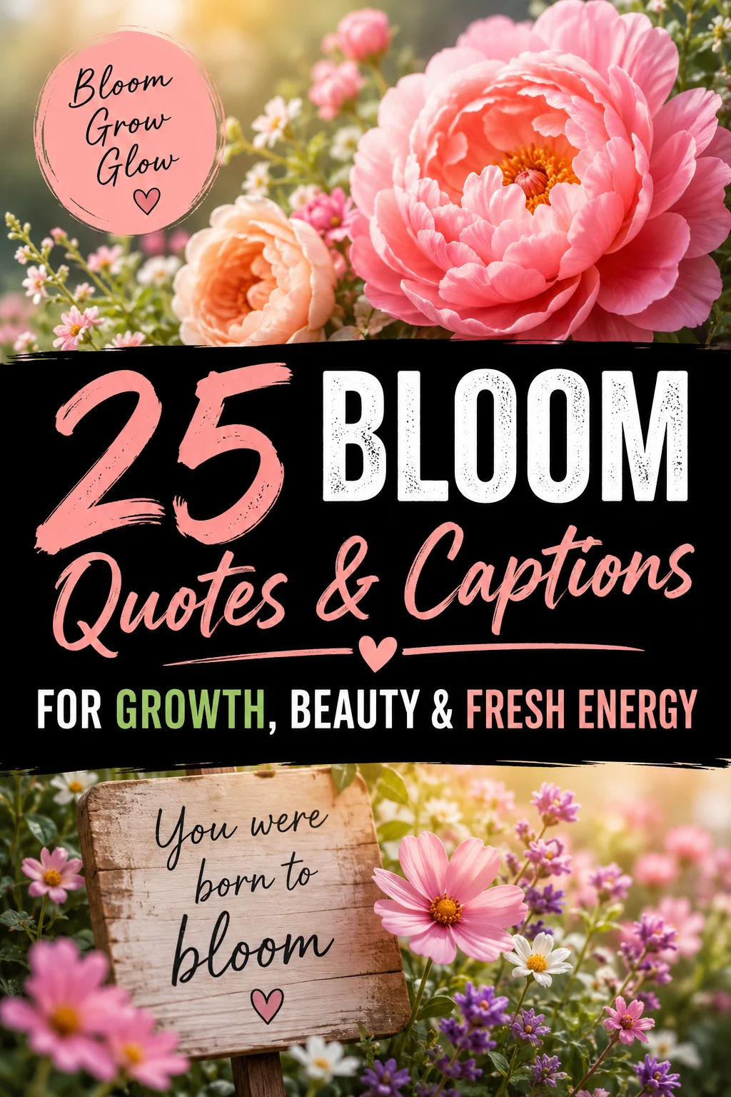 25 Bloom Quotes Captions for Growth Beauty Fresh Energy 3