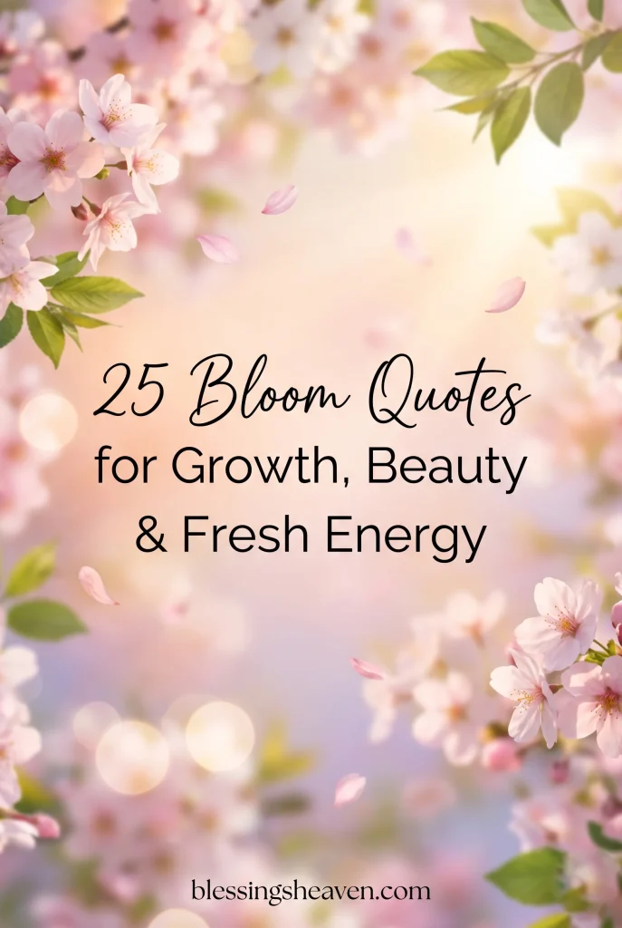 25 Bloom Quotes Captions for Growth Beauty Fresh Energy