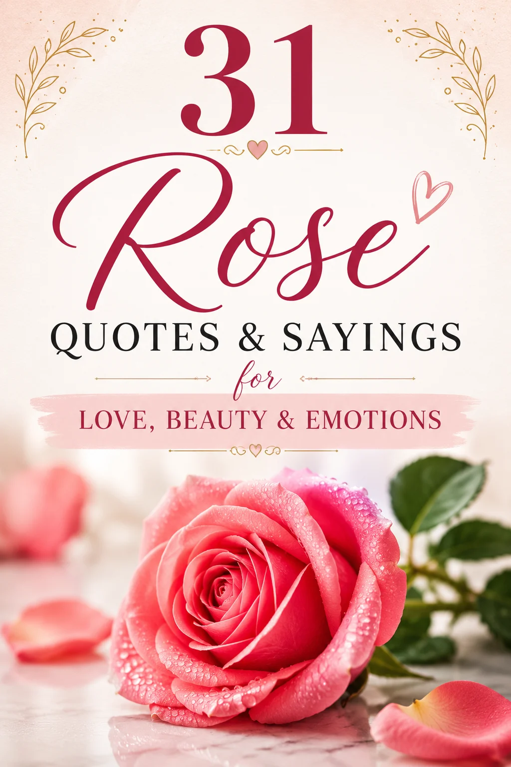 31 Rose Quotes Sayings for Love Beauty Emotions 2