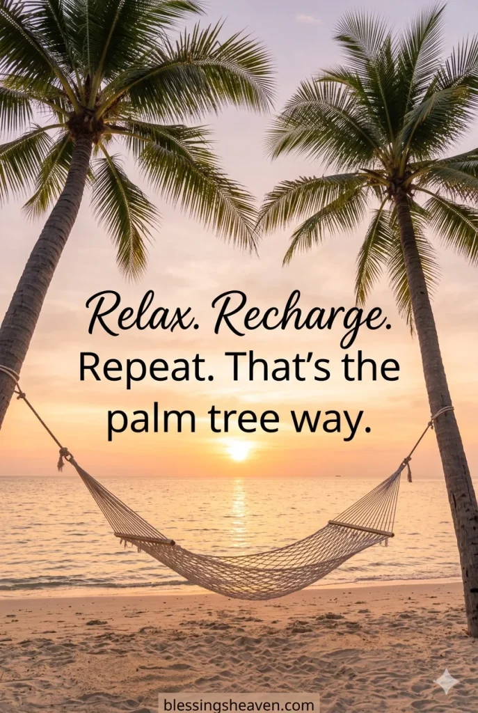 Beach Palm Tree Quotes for Sun Lovers