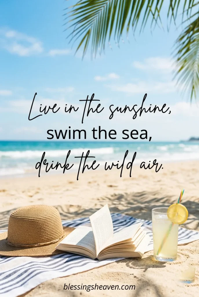 Beach Quotes About Sunshine and Summer