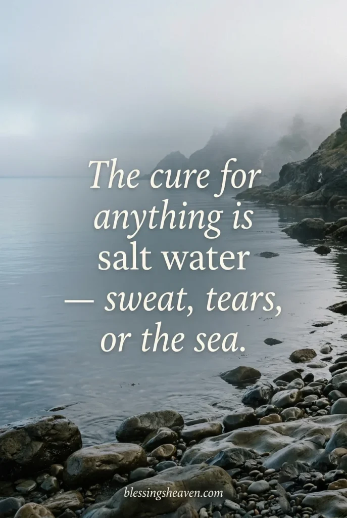 Healing Ocean Quotes for Hard Days