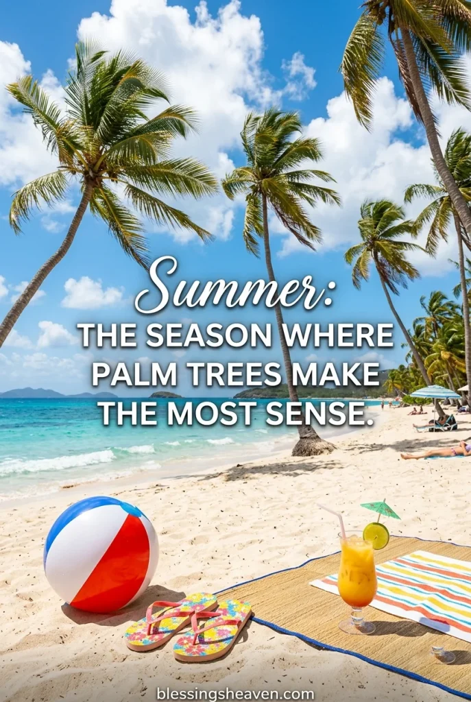 Palm Tree Quotes for Summer Vibes