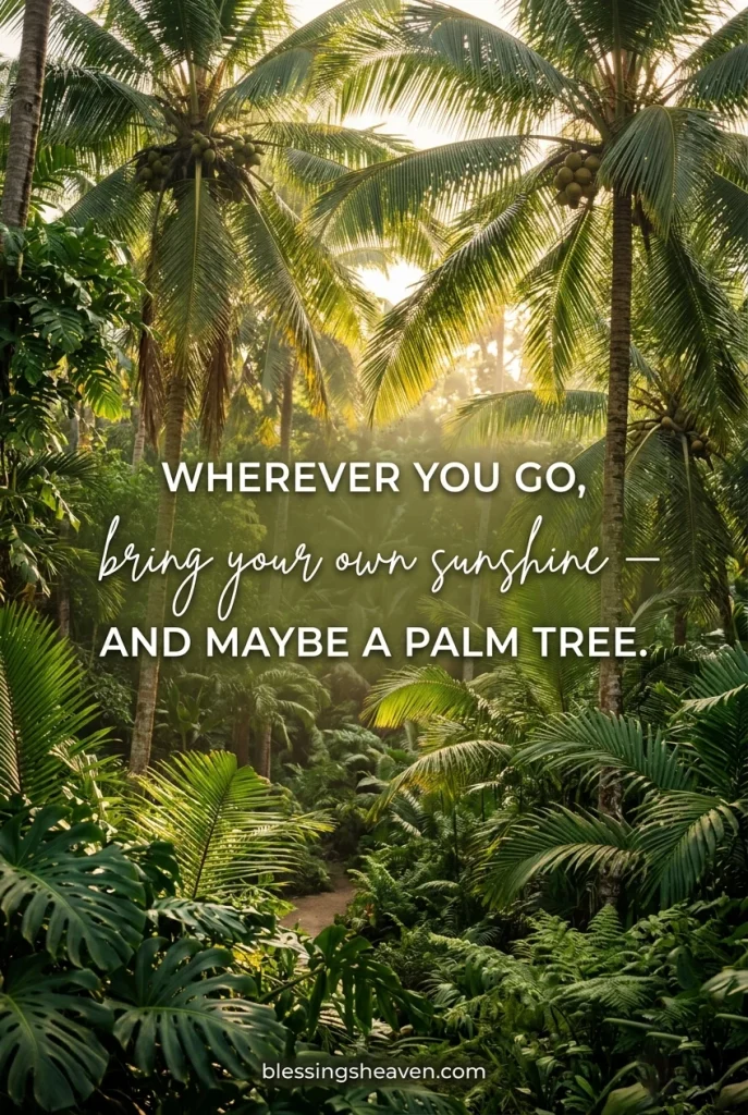 Palm Tree Quotes for Tropical Vibes