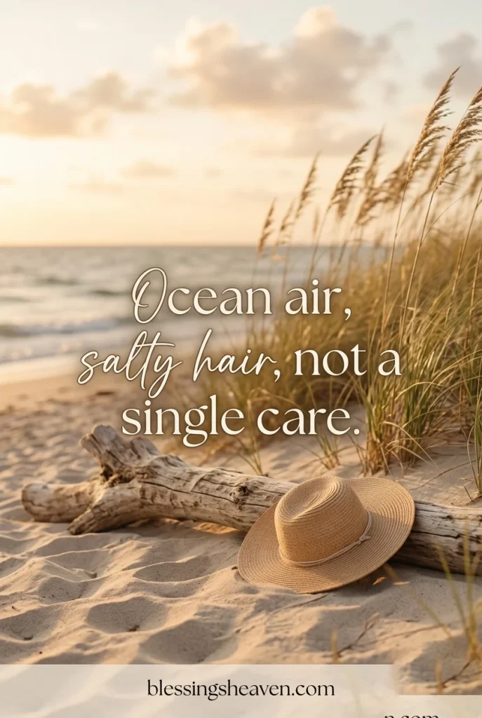 Short Beach Captions Straight from the Heart