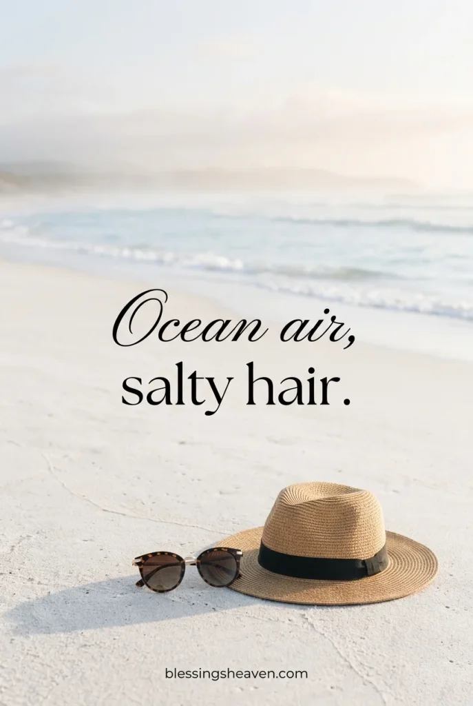 Short Beach Quotes for Instagram Captions