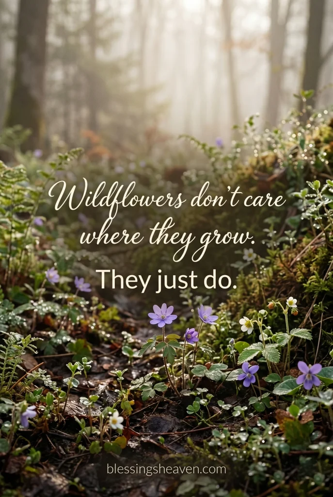 Wildflower Quotes About Growth Resilience