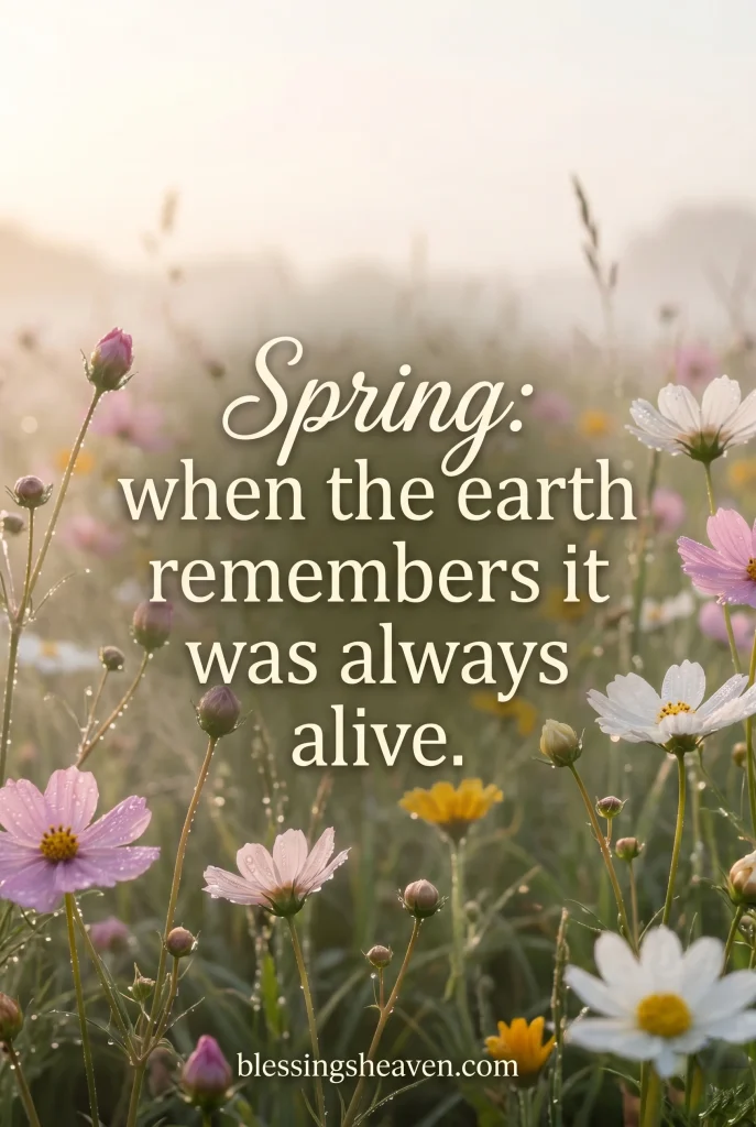 Wildflower Quotes for Spring New Beginnings