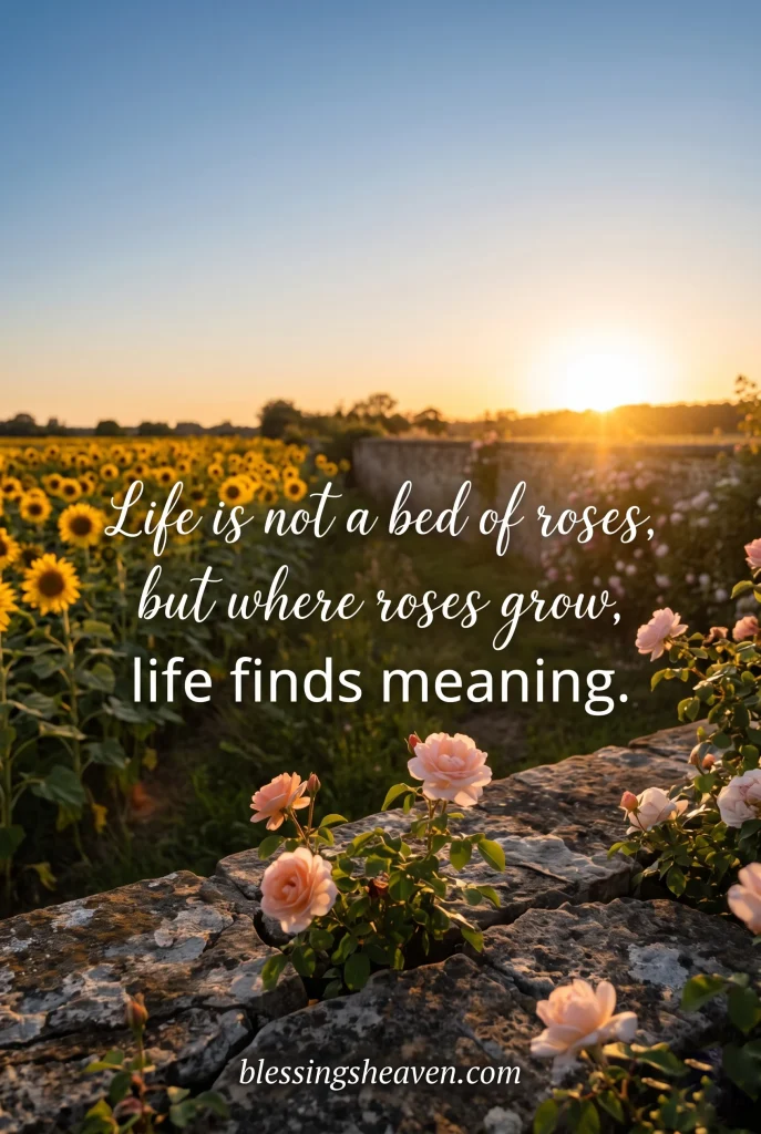 💛 Rose Quotes About Life Strength