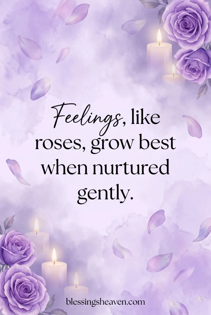 💜 Rose Quotes About Emotions Feelings