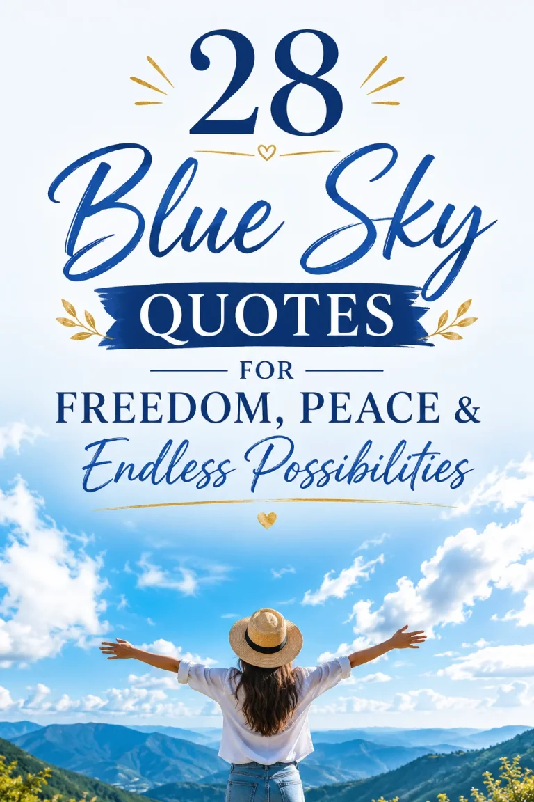 28 Blue Sky Quotes for Freedom Peace Endless Possibilities 1