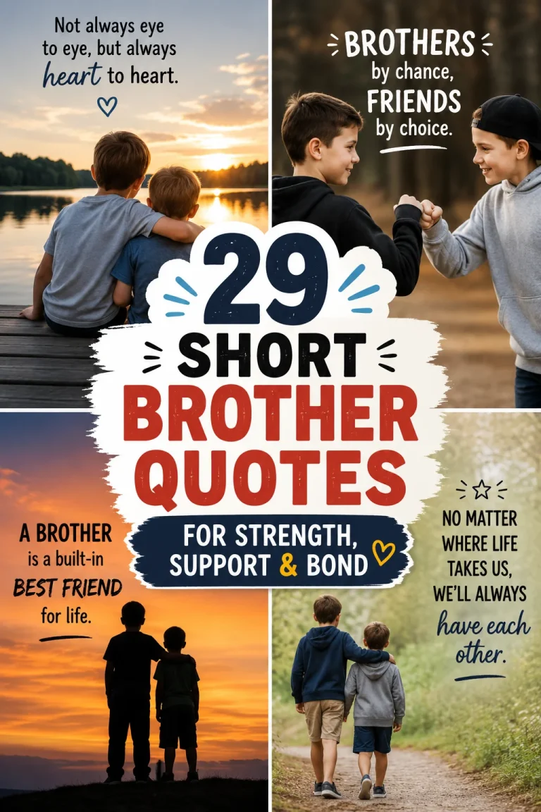 29 Short Brother Quotes for Strength Support Bond 1