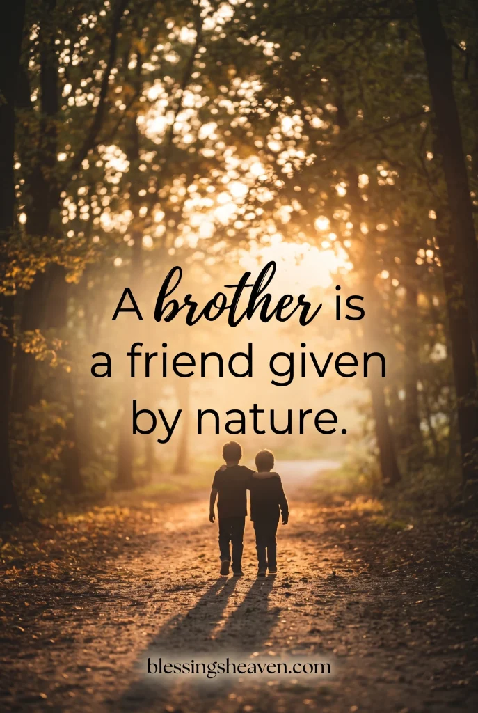 29 Short Brother Quotes for Strength Support Bond