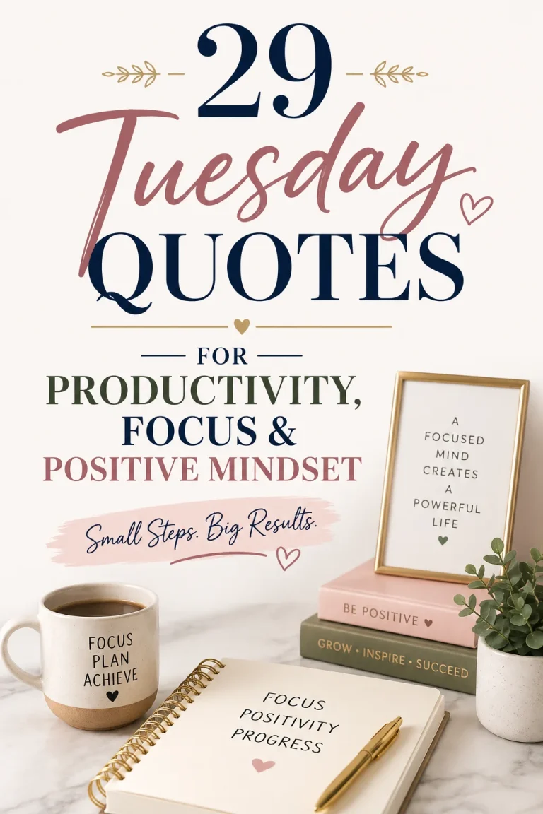 29 Tuesday Quotes for Productivity Focus Positive Mindset 1