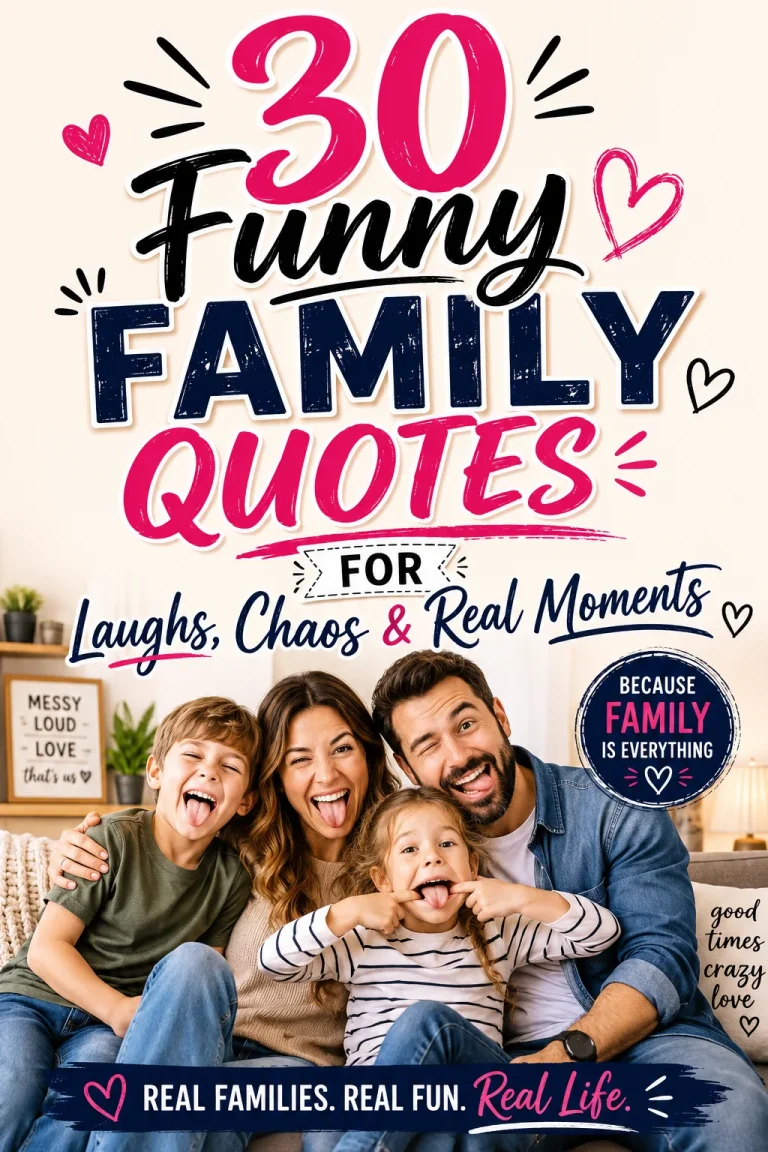 30 Funny Family Quotes for Laughs Chaos Real Moments 2