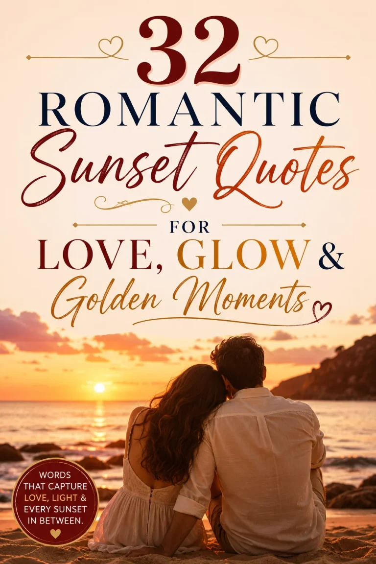 32 Romantic Sunset Quotes for Love, Glow & Golden Moments