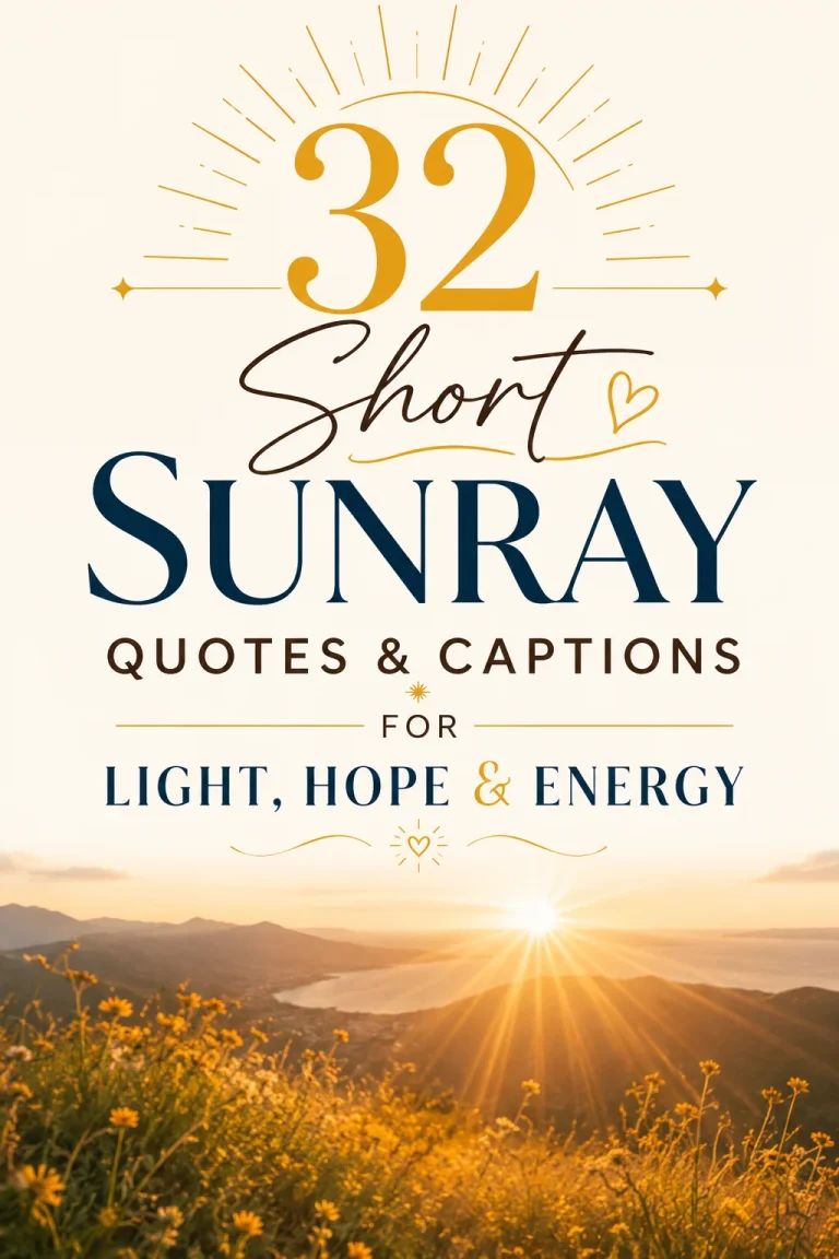 32 Short Sunray Quotes & Captions for Light, Hope & Energy