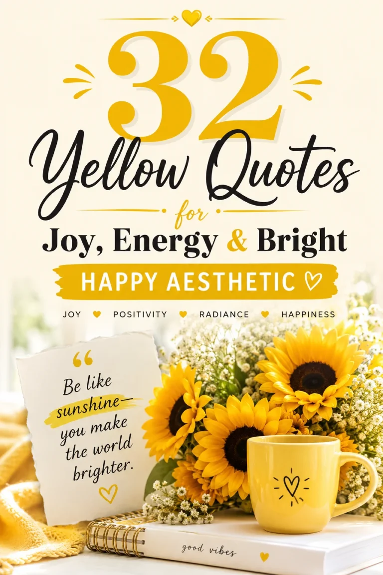 32 Yellow Quotes for Joy Energy Bright Happy Aesthetic 1