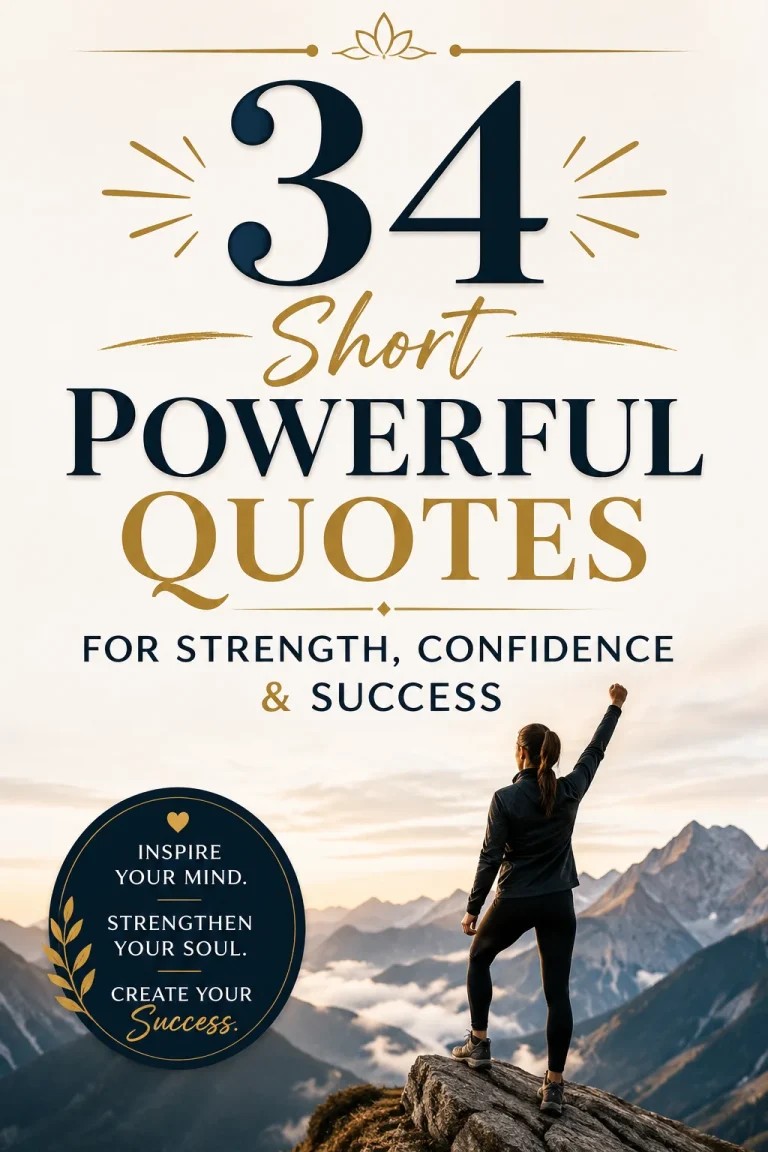 34 Short Powerful Quotes for Strength Confidence Success 1