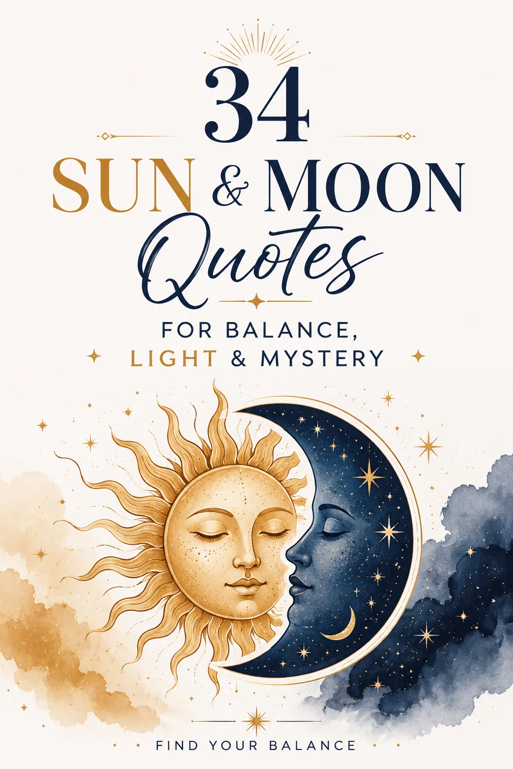 34 Sun and Moon Quotes for Balance Light Mystery 1