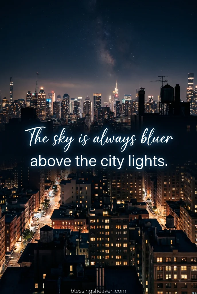 City Lights Quotes That Capture the Night Sky
