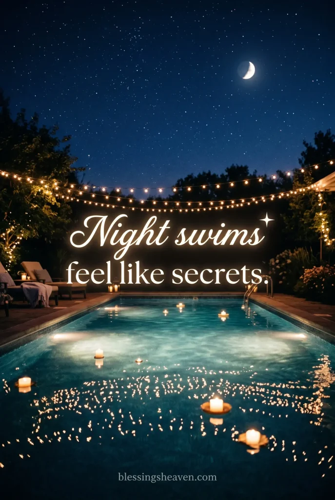Cool Pool Quotes for Summer Nights