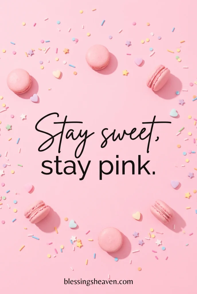 Cute Pink Quotes for a Sweet Playful Mood