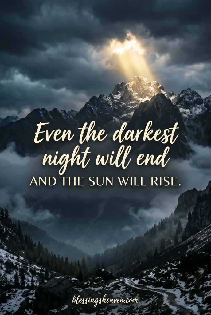 Inspirational Mountain Quotes for Hard Times
