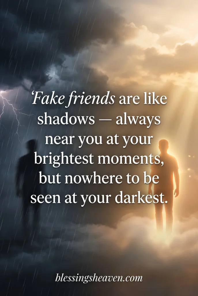 Quotes About Fake Friends vs Real Friends