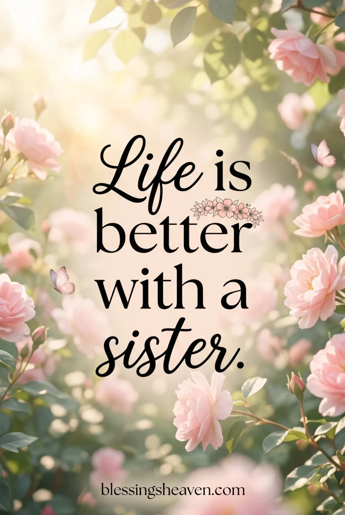 Quotes That Celebrate the Sister Friendship