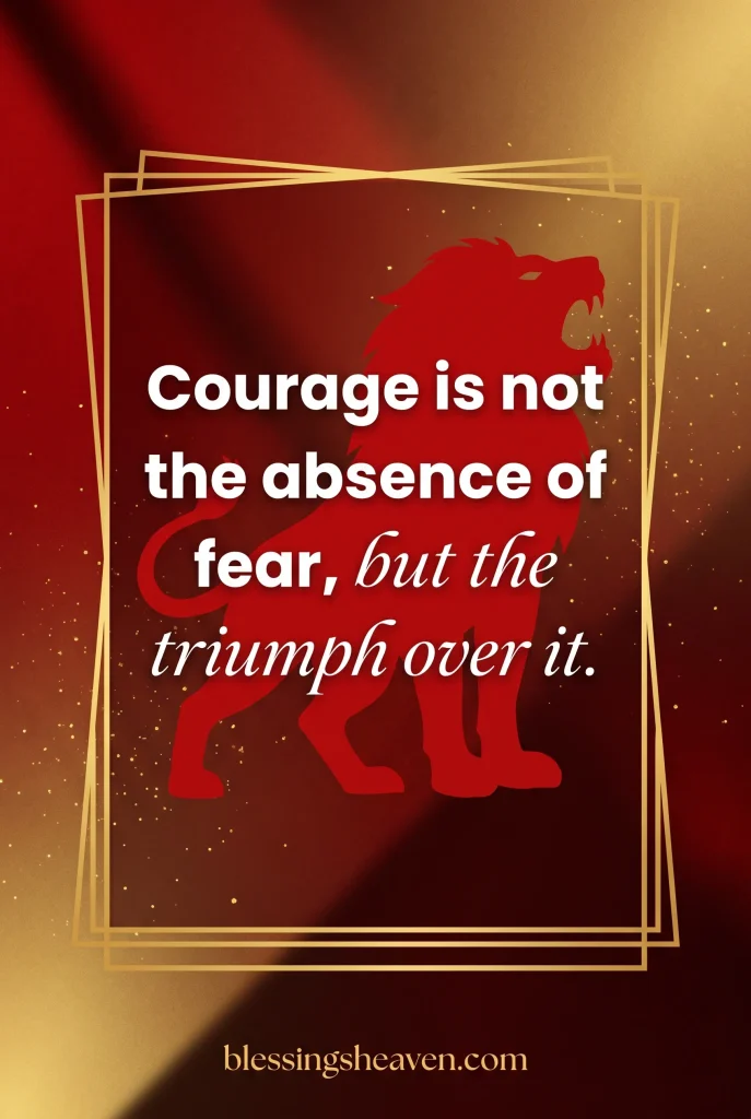 Red Quotes About Courage and Confidence