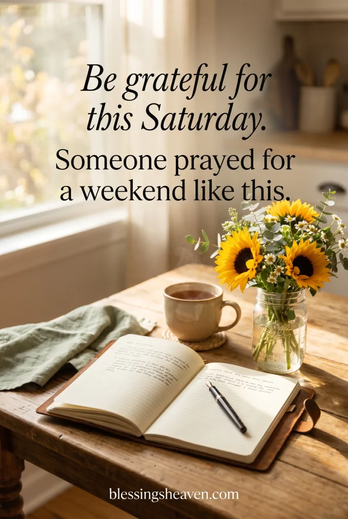 Saturday Quotes About Gratitude and Counting Blessings
