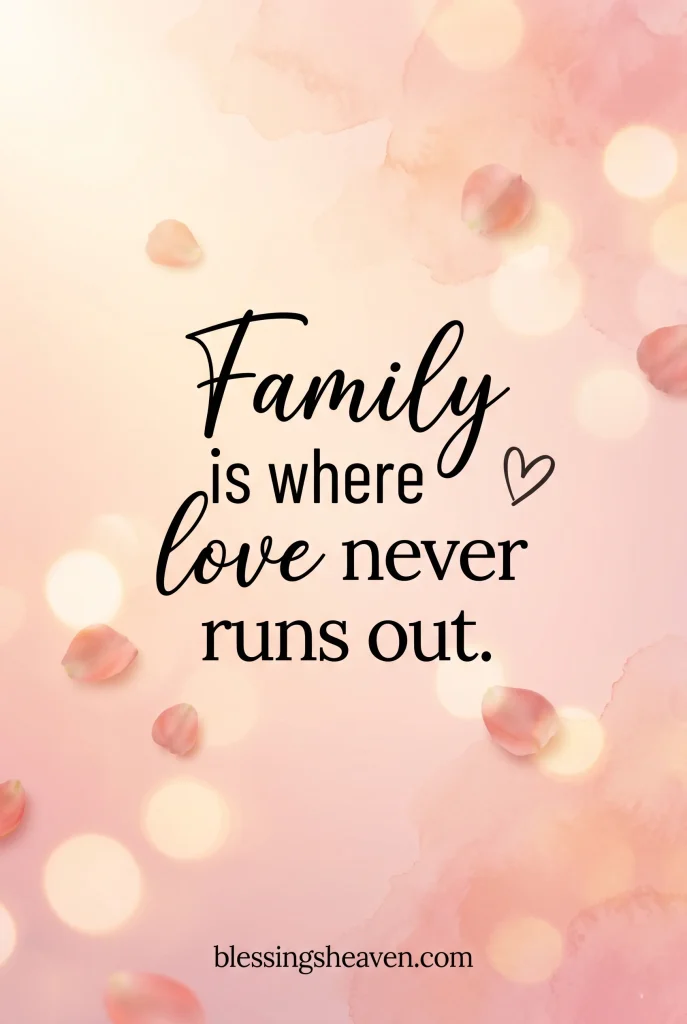Short Family Quotes About Love