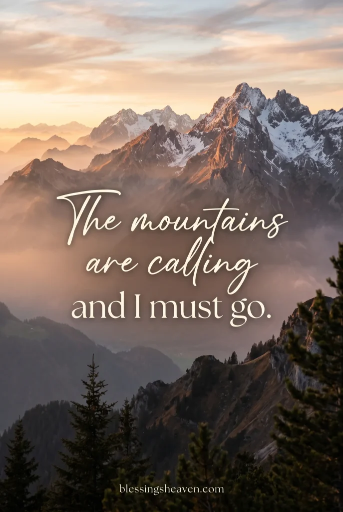 Short Mountain Quotes for Strength