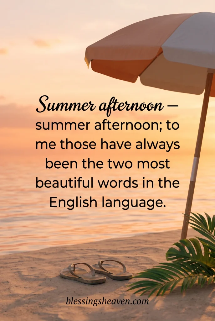 Sunny Day Quotes for Summer Vibes
