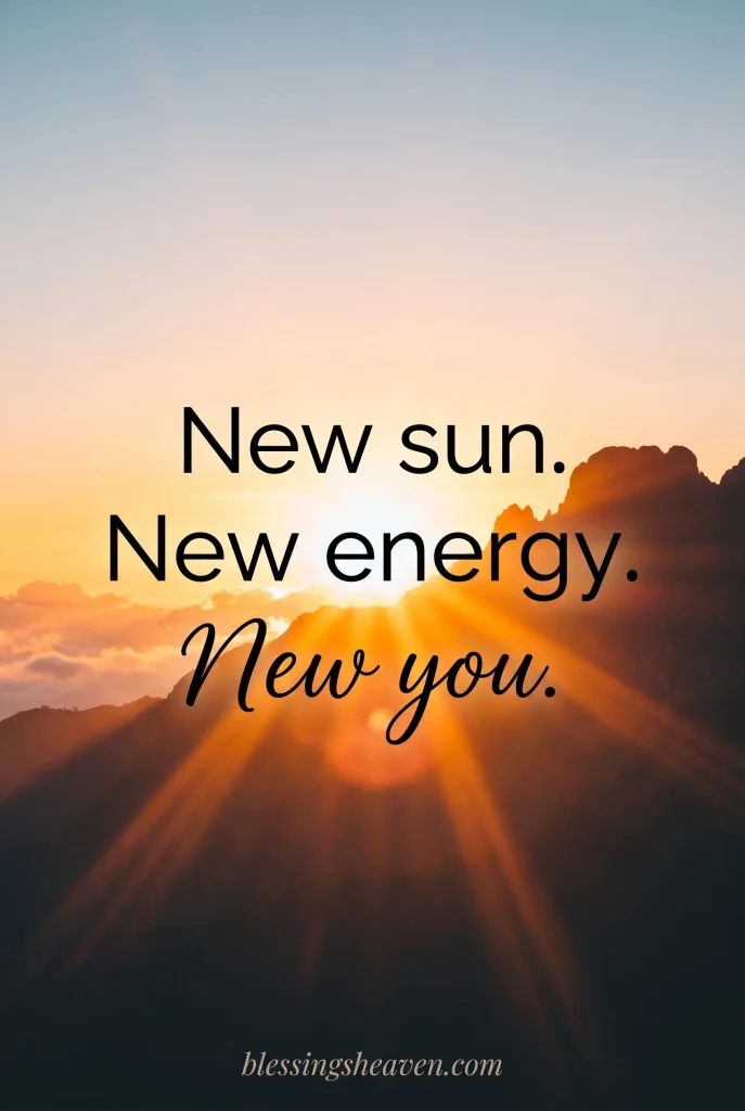 Sunray Quotes About Energy and a Fresh Start