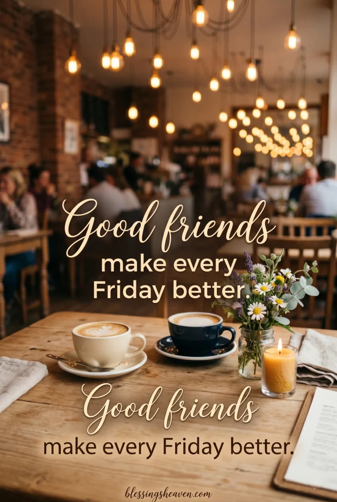 🤝 Friday Quotes for Friends Good Company