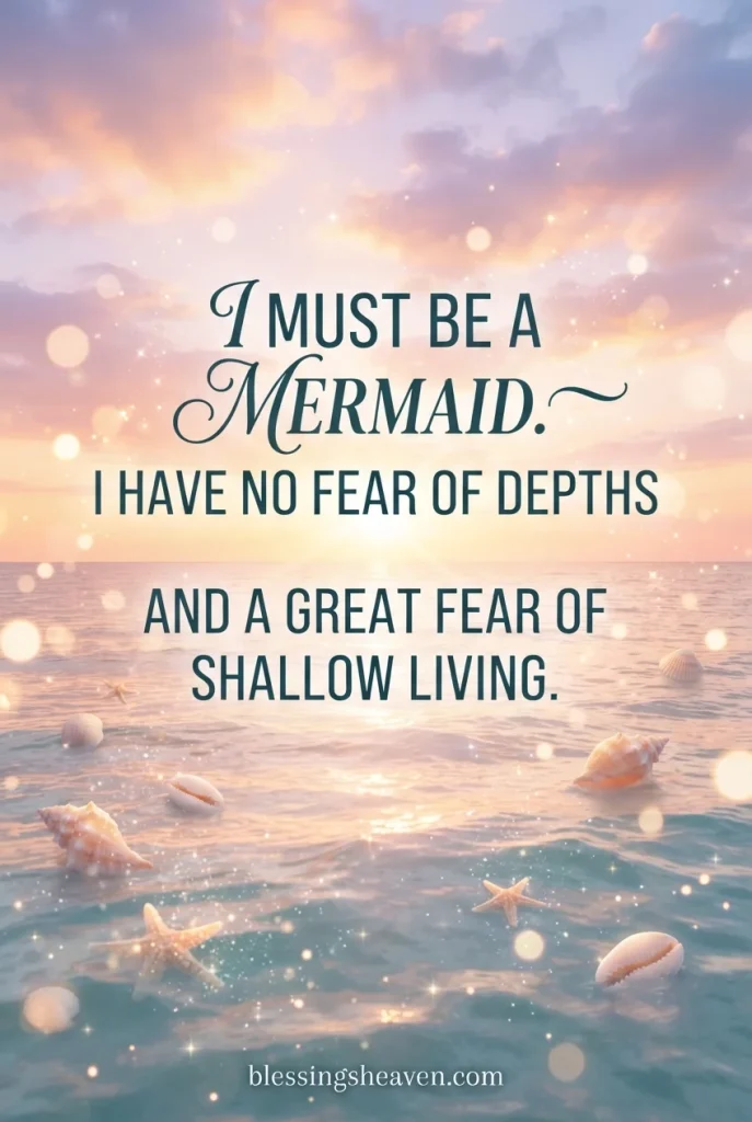 2. Mermaid Quotes for Dreamers