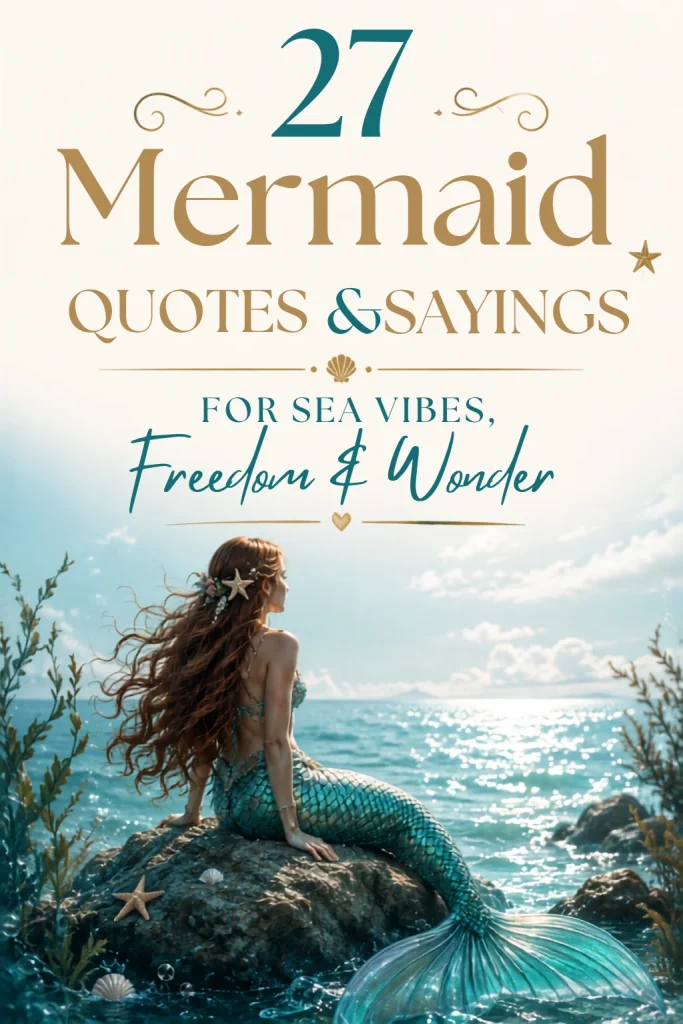 27 Mermaid Quotes Sayings for Sea Vibes Freedom Wonder 1