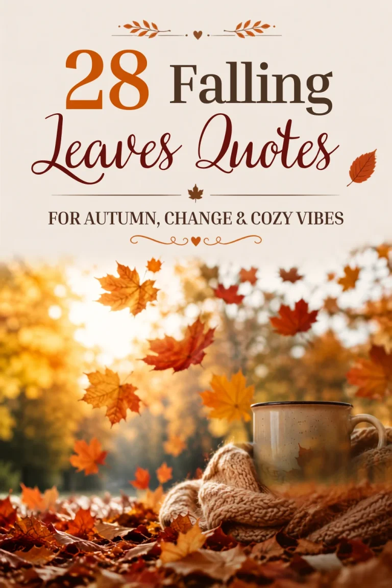 28 Falling Leaves Quotes for Autumn Change Cozy Vibes 1
