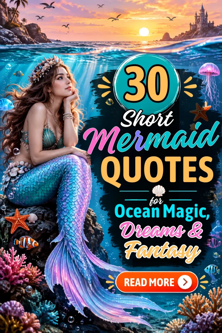 30 Short Mermaid Quotes for Ocean Magic Dreams Fantasy 3