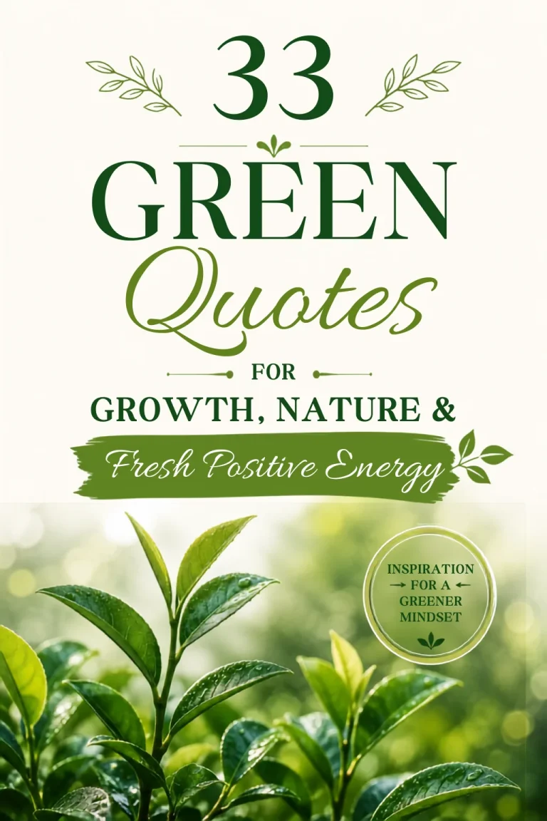 33 Green Quotes for Growth Nature Fresh Positive Energy 1