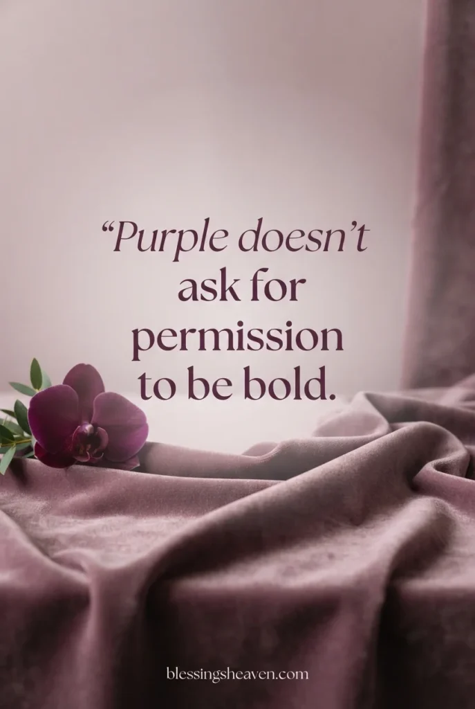 4. Purple Quotes About Confidence and Individuality
