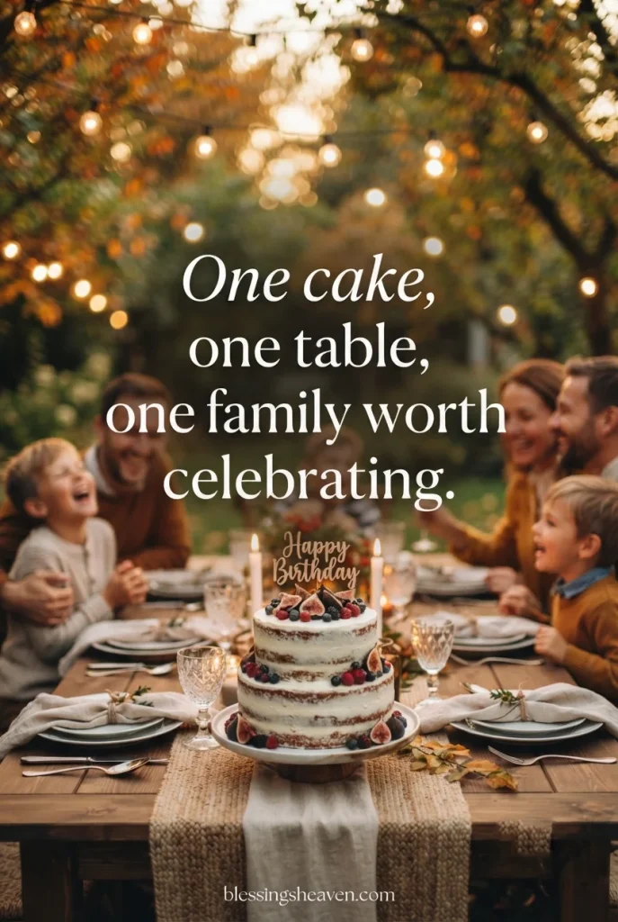 Birthday Cake Quotes for Family