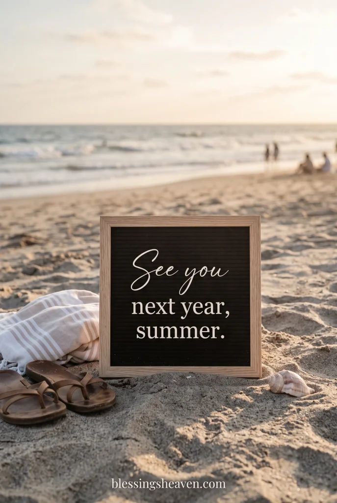 Farewell to Summer Letter Board Quotes