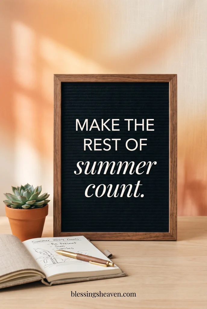 Motivational Summer Quotes for Your Letter Board